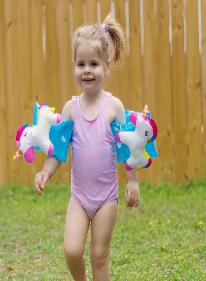 ZOEKIM Inflatable Arm Floaties for Kids Toddlers, Swimiming Floater Sleeves Arm Bands Floaties Water Wings Floatation Sleeves, Pool Water Sports Learning Swim Training Aids - Image 2